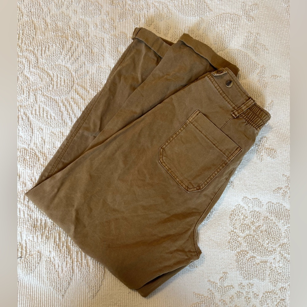 📔CINCHED WAIST CARPENTER KHAKIS📔